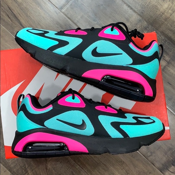 NIKE AIR MAX 200 hyper turbo/black-pink blast men’ - Picture 9 of 16